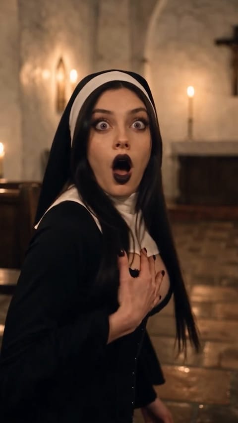 The Nuns Took Me In, Candy Shorts AI porn series poster